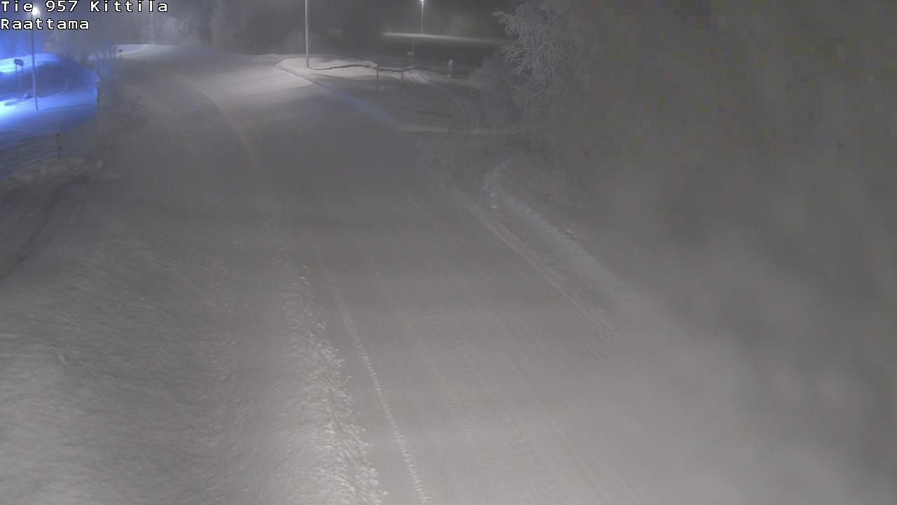 Weather Camera Image Väg 957 Kittilä, Raattama, Kittilä, Lappi