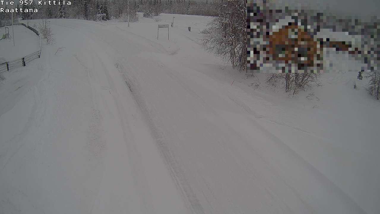 Weather Camera Image Road 957 Kittilä, Raattama, Kittilä, Lappi
