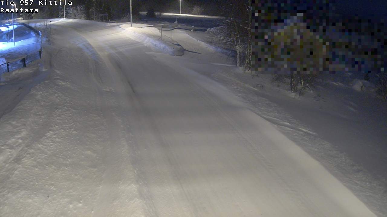 Weather Camera Image Road 957 Kittilä, Raattama, Kittilä, Lappi