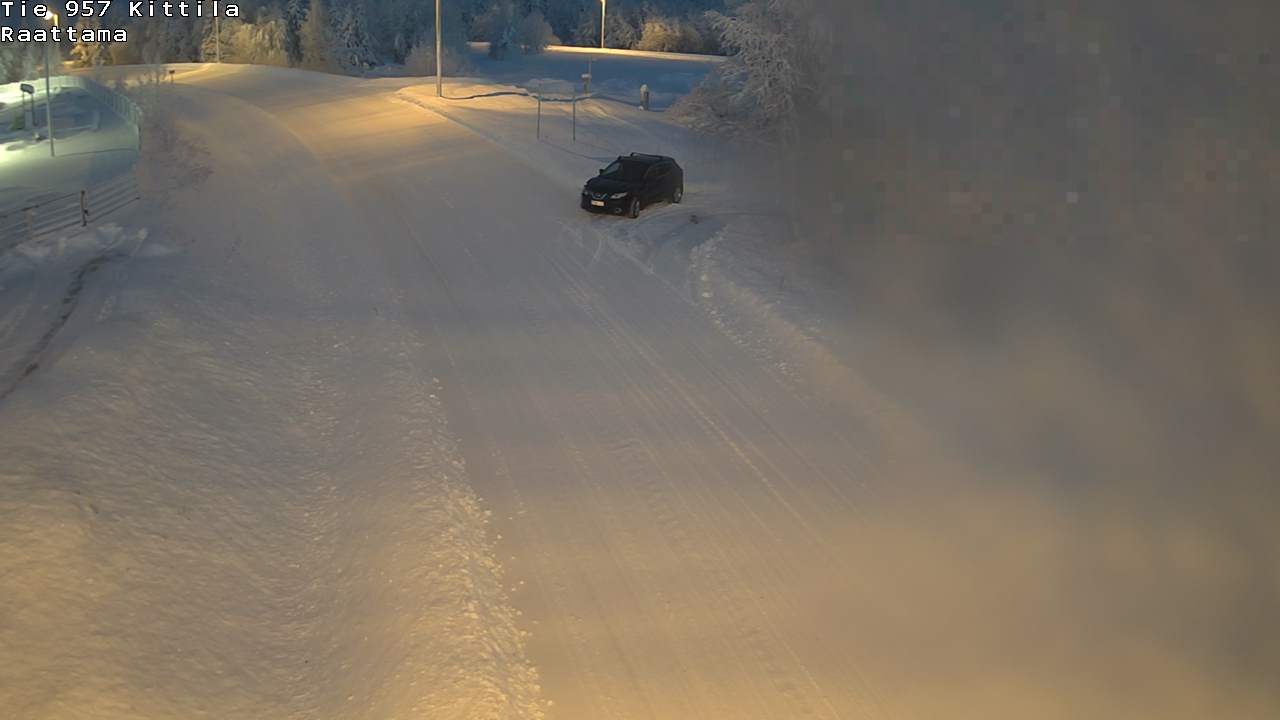 Weather Camera Image Väg 957 Kittilä, Raattama, Kittilä, Lappi