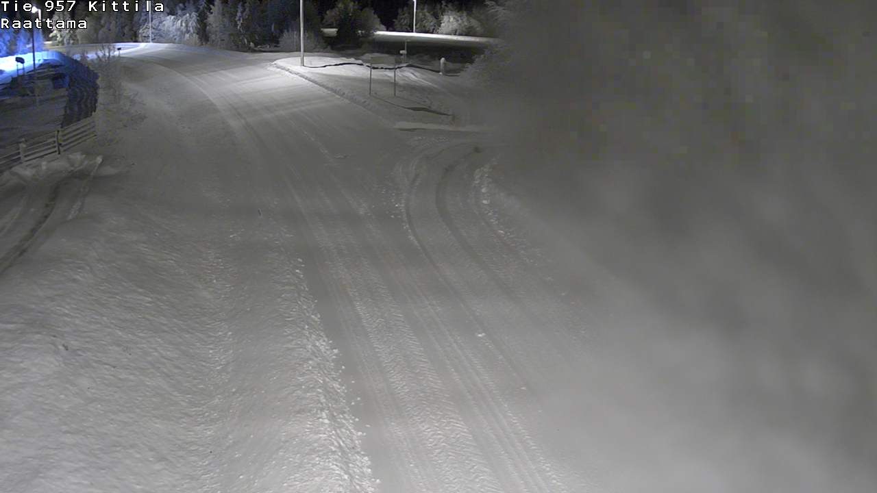 Weather Camera Image Road 957 Kittilä, Raattama, Kittilä, Lappi