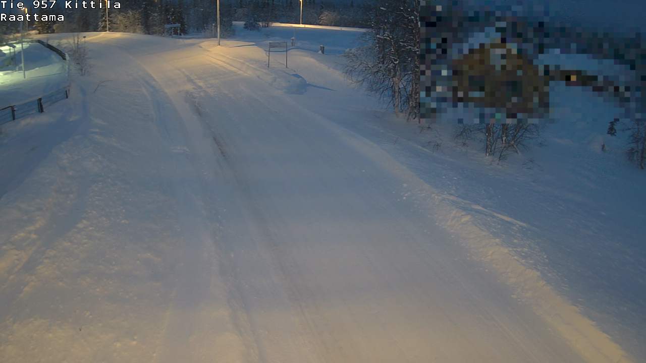 Weather Camera Image Road 957 Kittilä, Raattama, Kittilä, Lappi