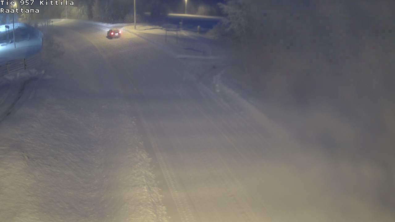 Weather Camera Image Road 957 Kittilä, Raattama, Kittilä, Lappi