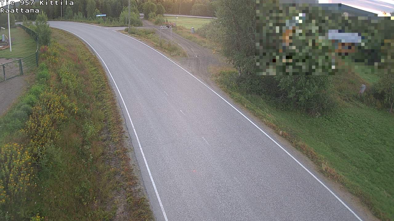 Weather Camera Image Väg 957 Kittilä, Raattama, Kittilä, Lappi