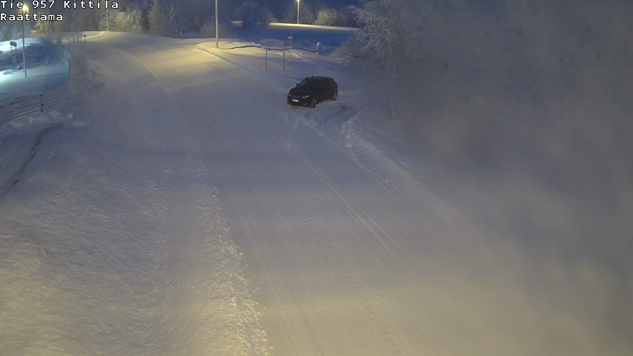 Weather Camera Image Road 957 Kittilä, Raattama, Kittilä, Lappi