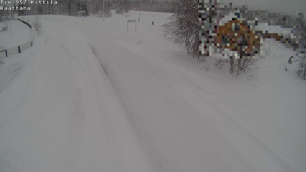 Weather Camera Image Road 957 Kittilä, Raattama, Kittilä, Lappi
