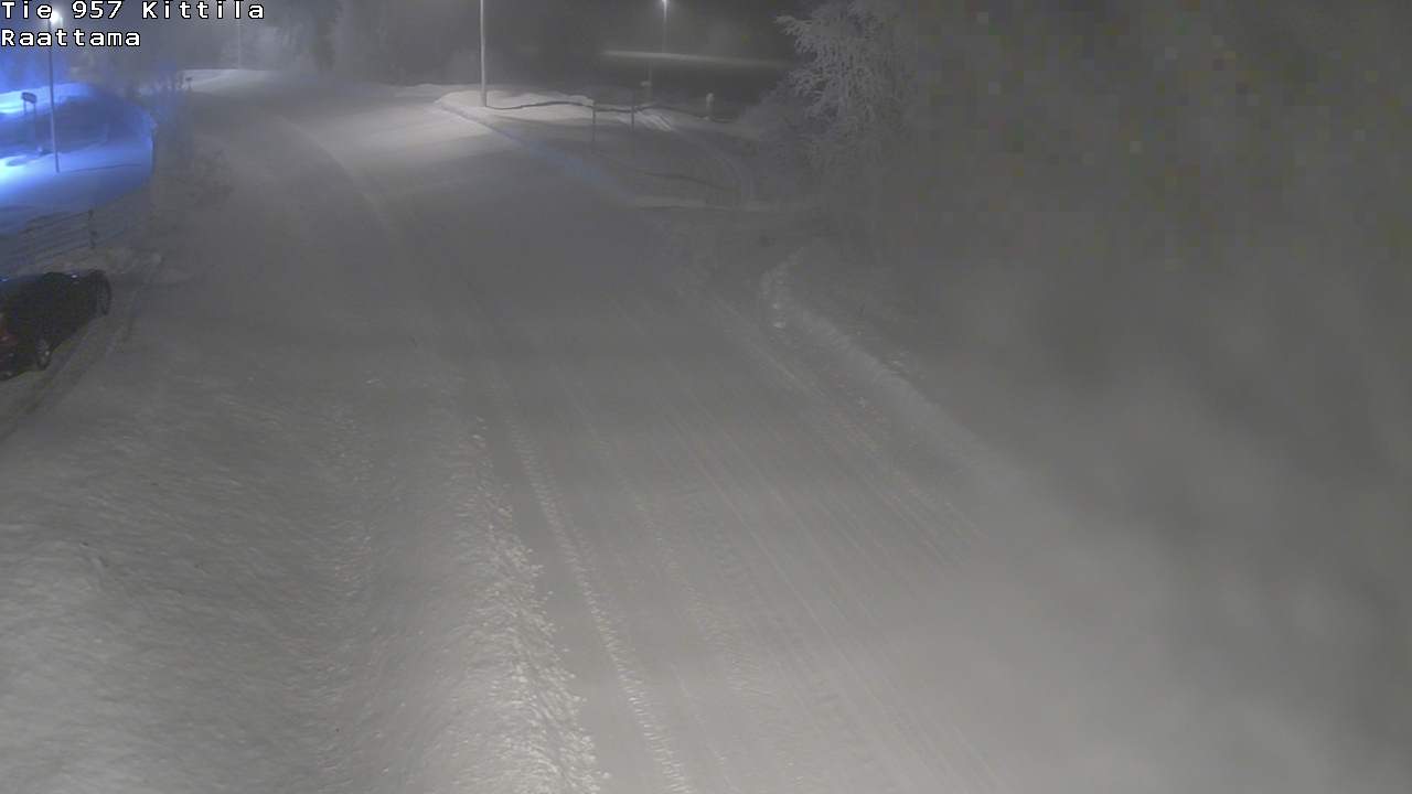 Weather Camera Image Väg 957 Kittilä, Raattama, Kittilä, Lappi