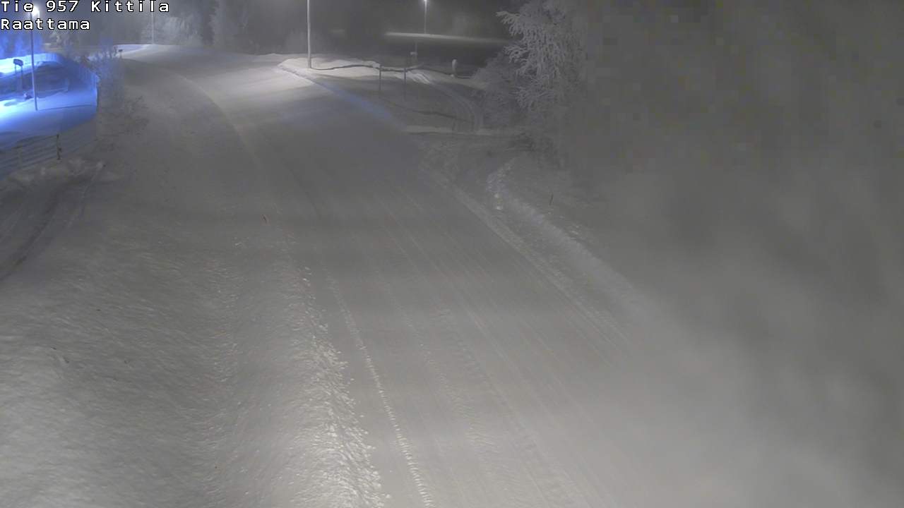 Weather Camera Image Väg 957 Kittilä, Raattama, Kittilä, Lappi