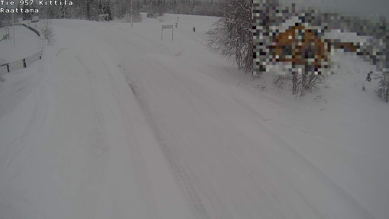 Weather Camera Image Road 957 Kittilä, Raattama, Kittilä, Lappi