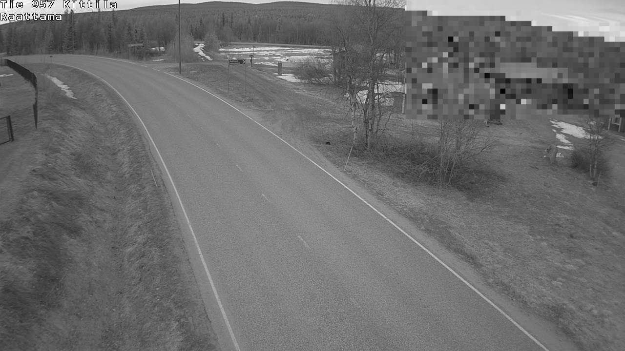 Weather Camera Image Road 957 Kittilä, Raattama, Kittilä, Lappi