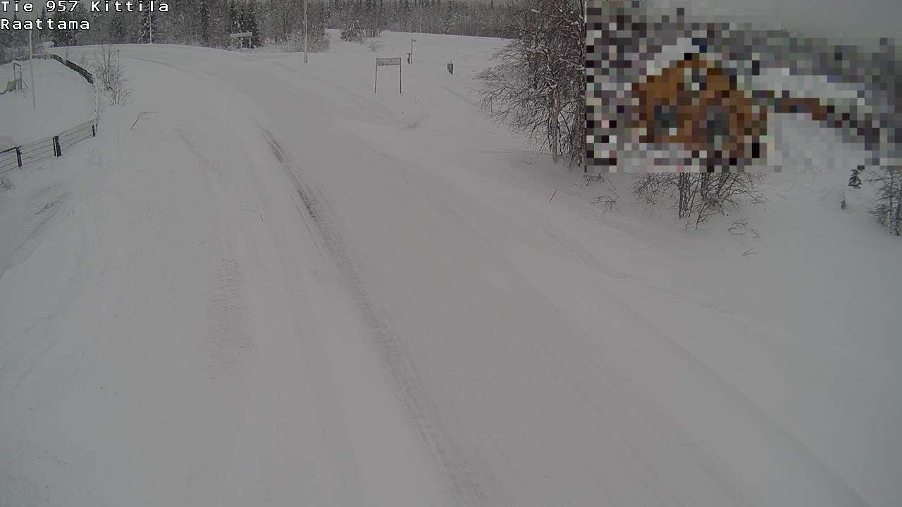 Weather Camera Image Road 957 Kittilä, Raattama, Kittilä, Lappi