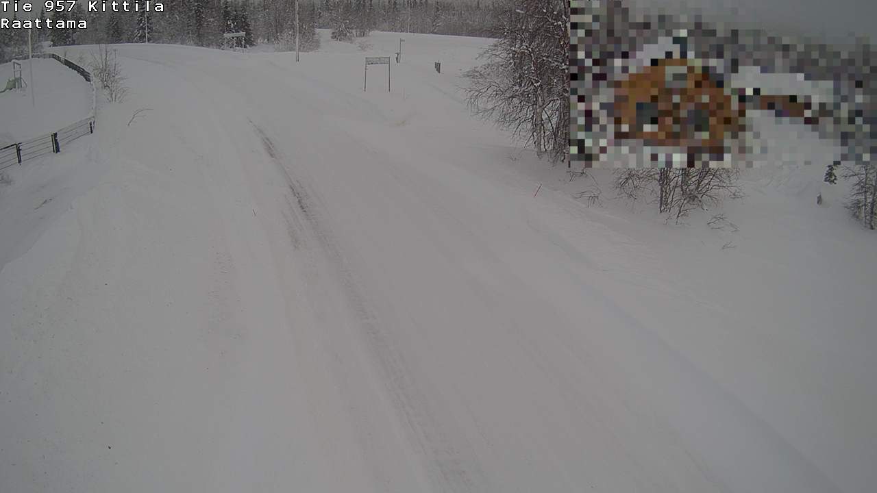 Weather Camera Image Road 957 Kittilä, Raattama, Kittilä, Lappi