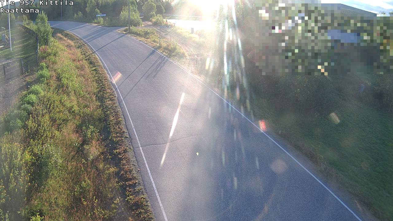 Weather Camera Image Väg 957 Kittilä, Raattama, Kittilä, Lappi