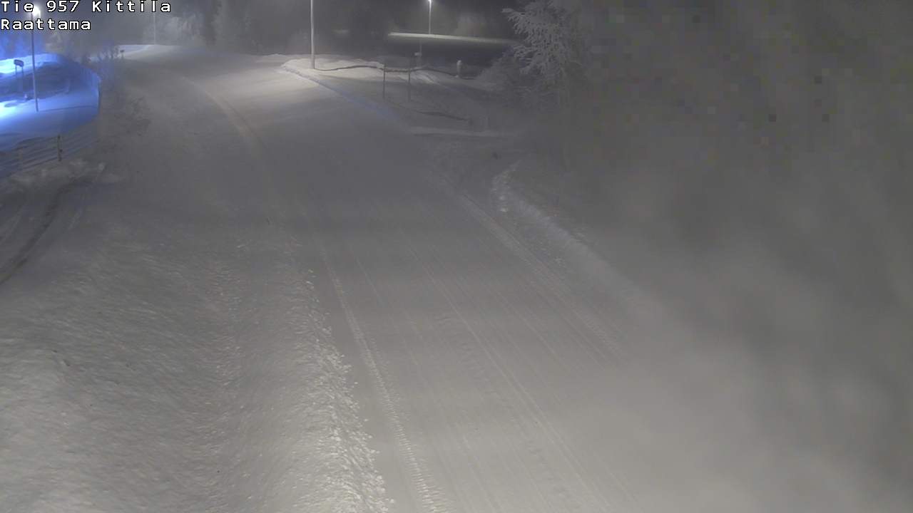 Weather Camera Image Road 957 Kittilä, Raattama, Kittilä, Lappi