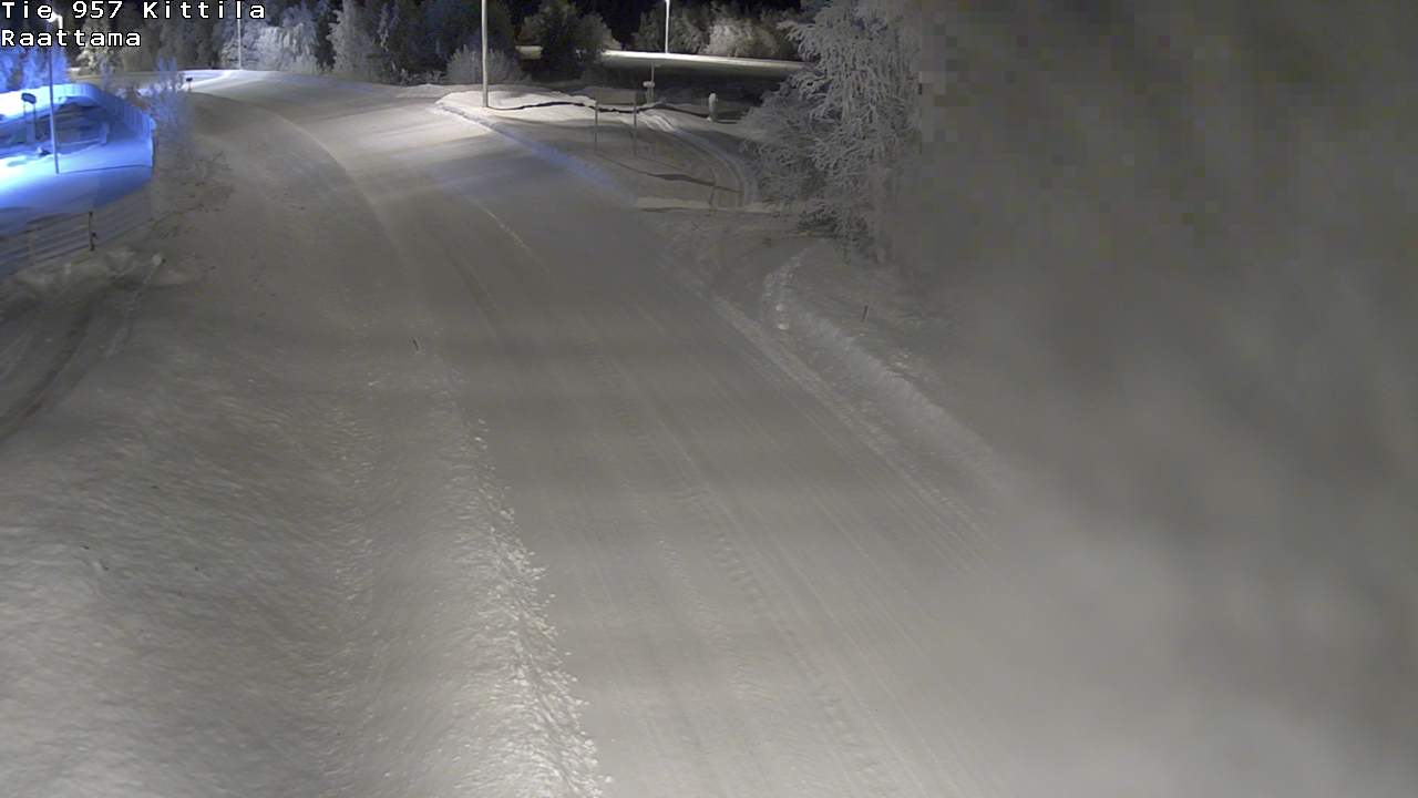 Weather Camera Image Väg 957 Kittilä, Raattama, Kittilä, Lappi