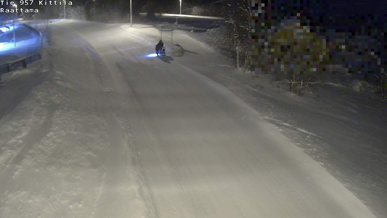Weather Camera Image Road 957 Kittilä, Raattama, Kittilä, Lappi