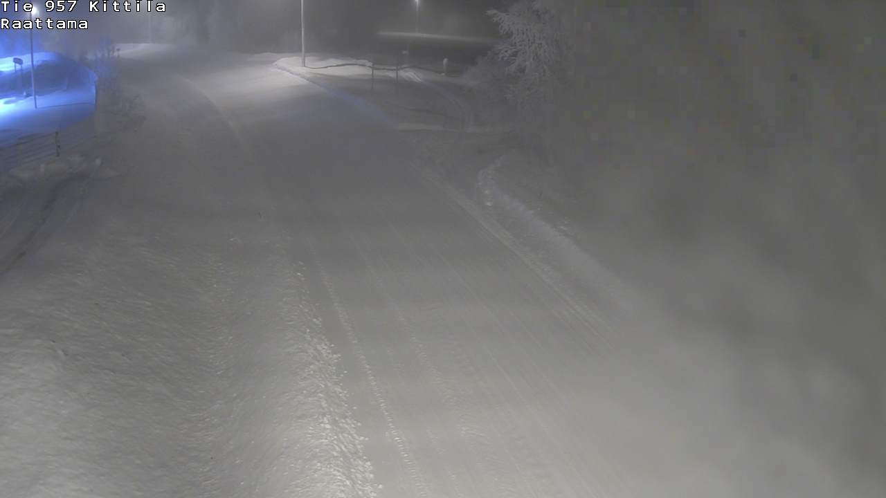 Weather Camera Image Väg 957 Kittilä, Raattama, Kittilä, Lappi