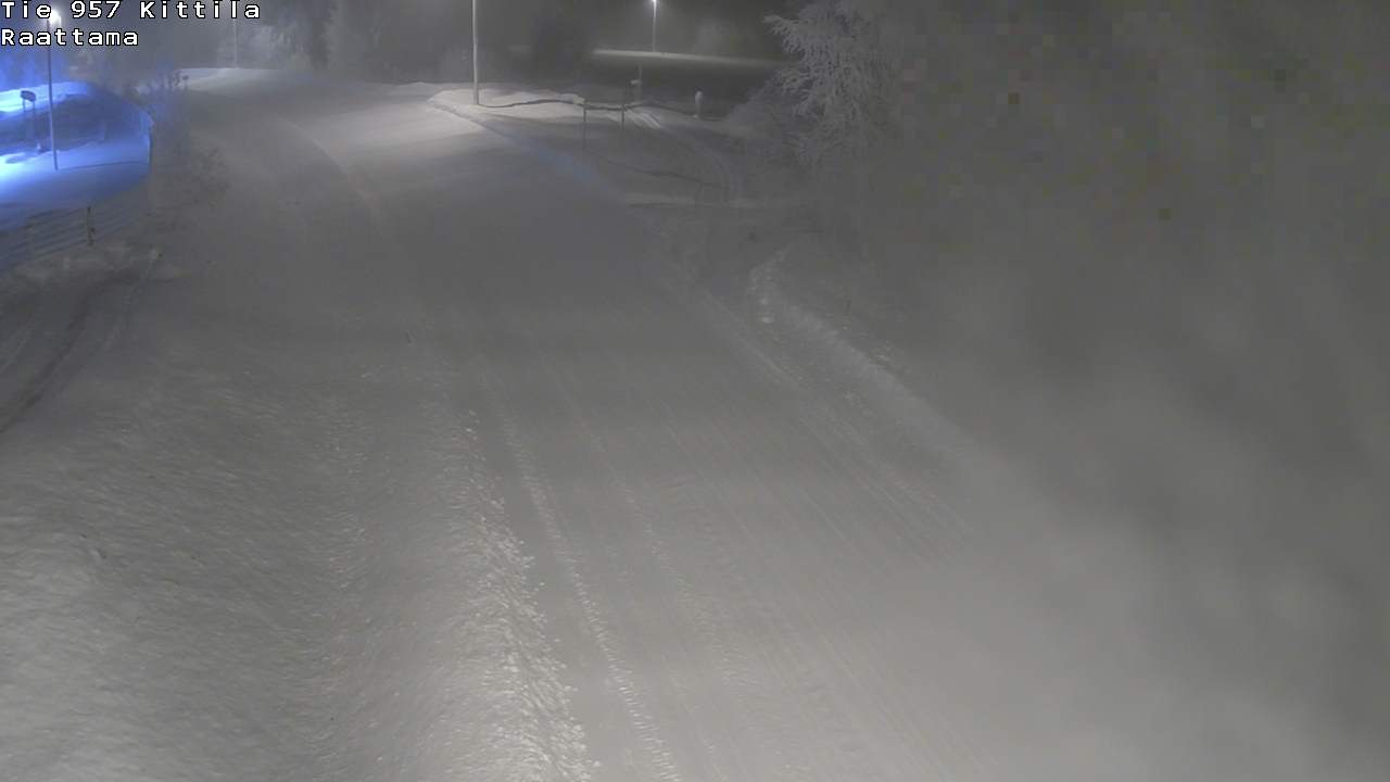 Weather Camera Image Väg 957 Kittilä, Raattama, Kittilä, Lappi