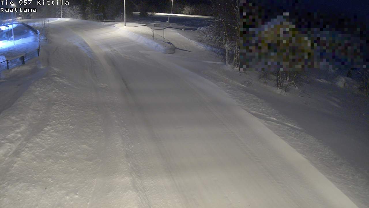 Weather Camera Image Road 957 Kittilä, Raattama, Kittilä, Lappi