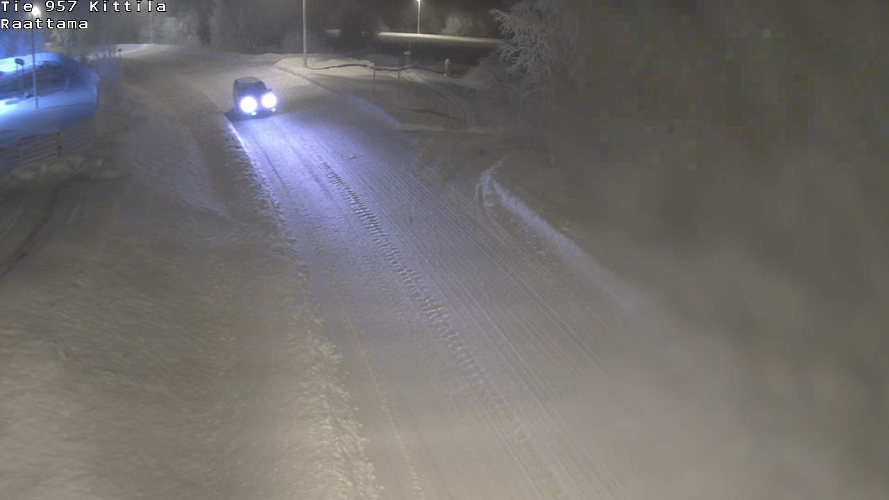 Weather Camera Image Road 957 Kittilä, Raattama, Kittilä, Lappi