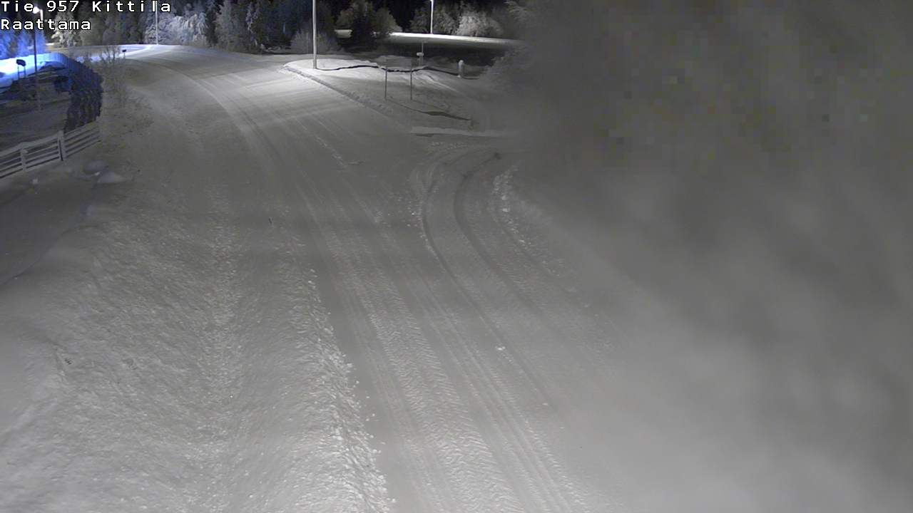 Weather Camera Image Road 957 Kittilä, Raattama, Kittilä, Lappi