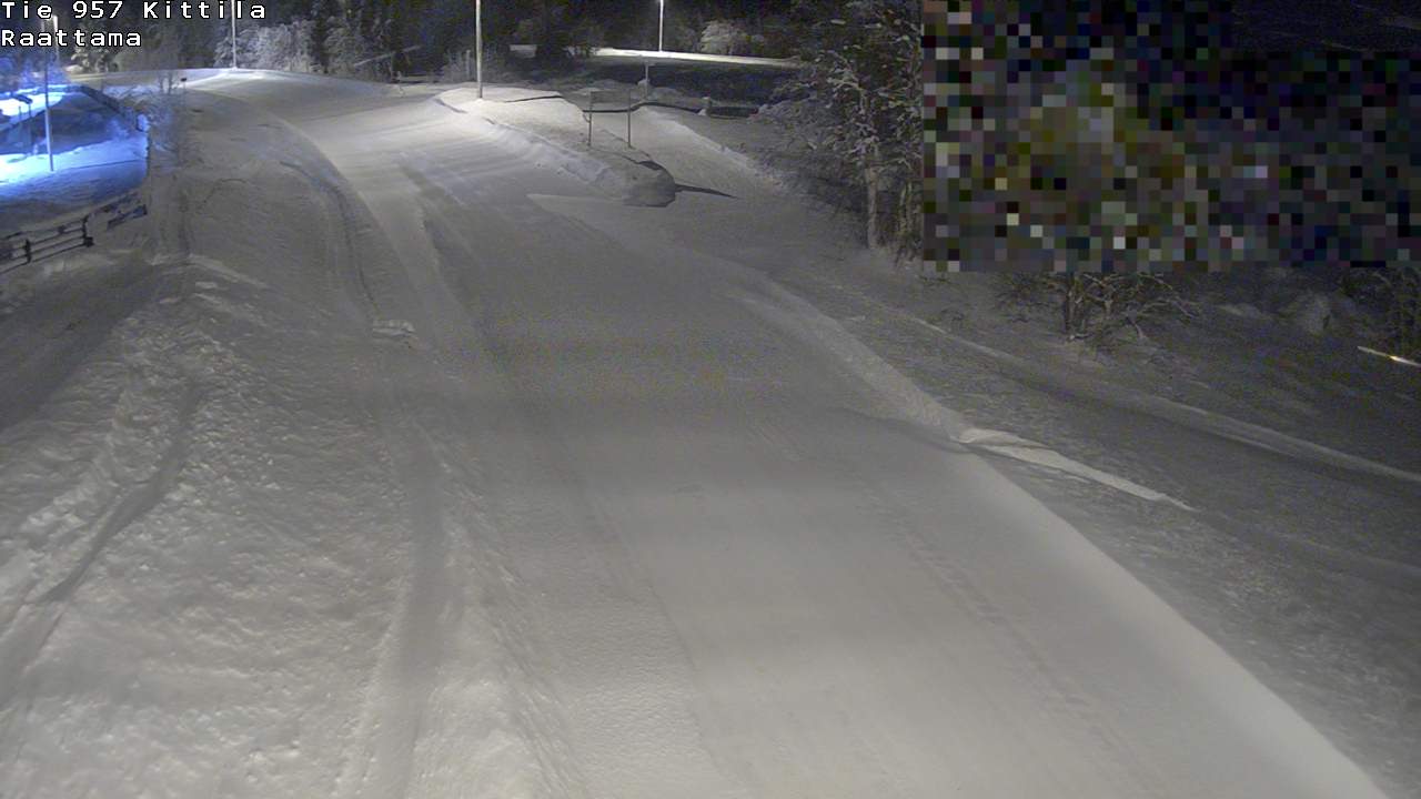 Weather Camera Image Road 957 Kittilä, Raattama, Kittilä, Lappi