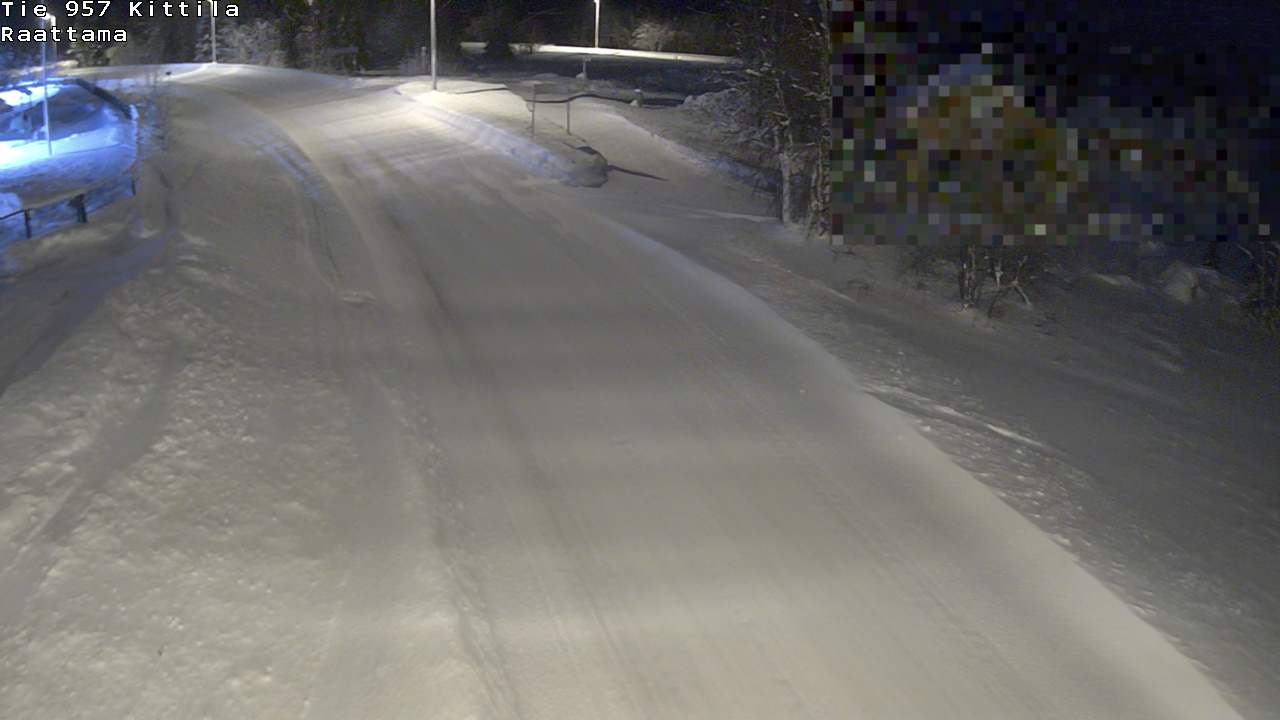 Weather Camera Image Road 957 Kittilä, Raattama, Kittilä, Lappi
