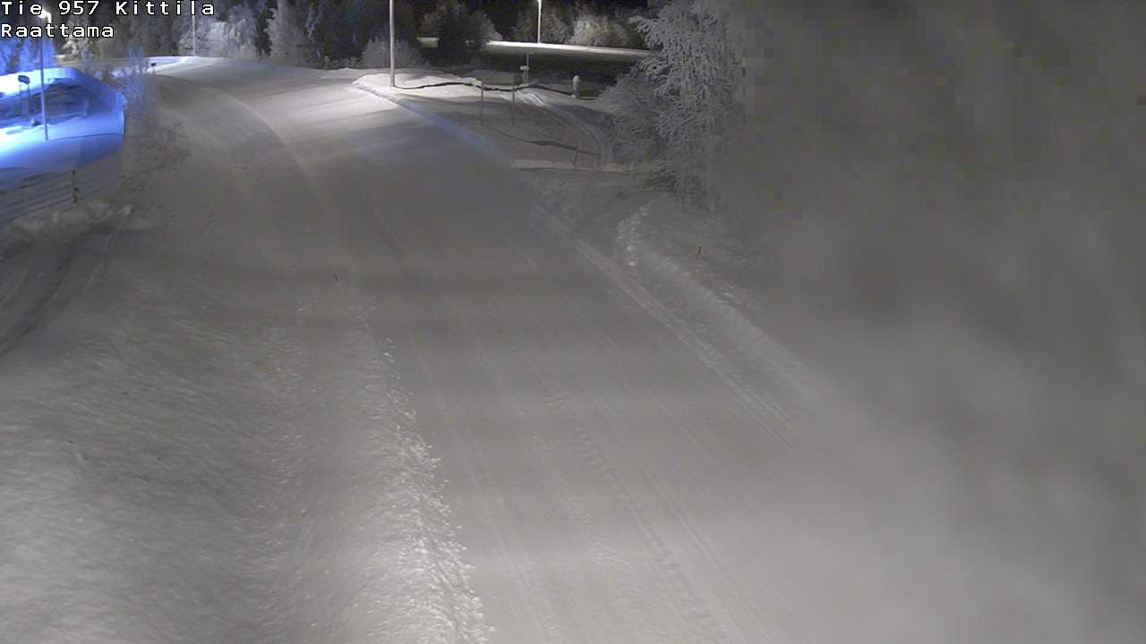 Weather Camera Image Väg 957 Kittilä, Raattama, Kittilä, Lappi