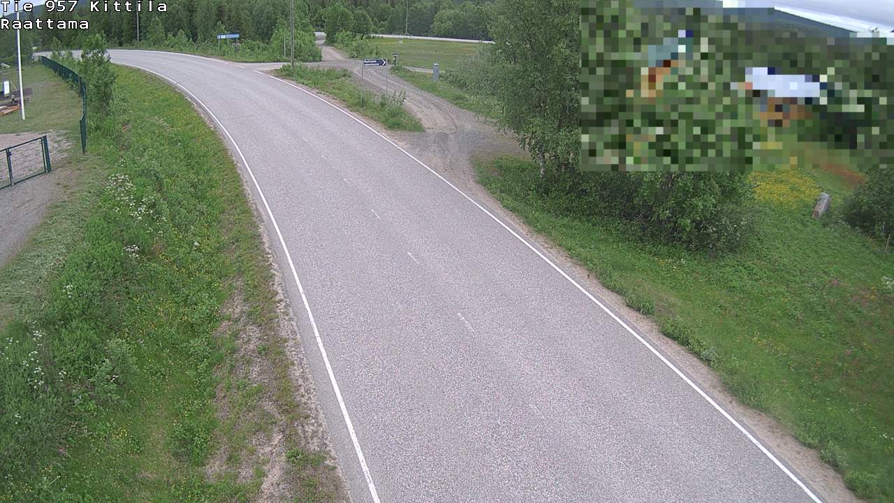 Weather Camera Image Road 957 Kittilä, Raattama, Kittilä, Lappi