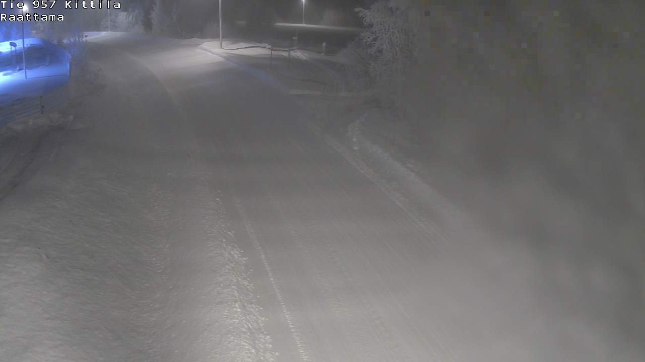 Weather Camera Image Väg 957 Kittilä, Raattama, Kittilä, Lappi