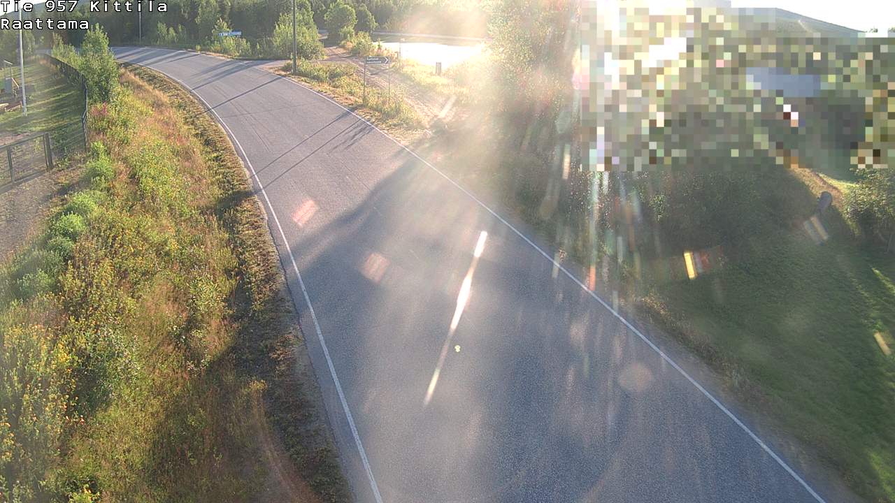 Weather Camera Image Väg 957 Kittilä, Raattama, Kittilä, Lappi