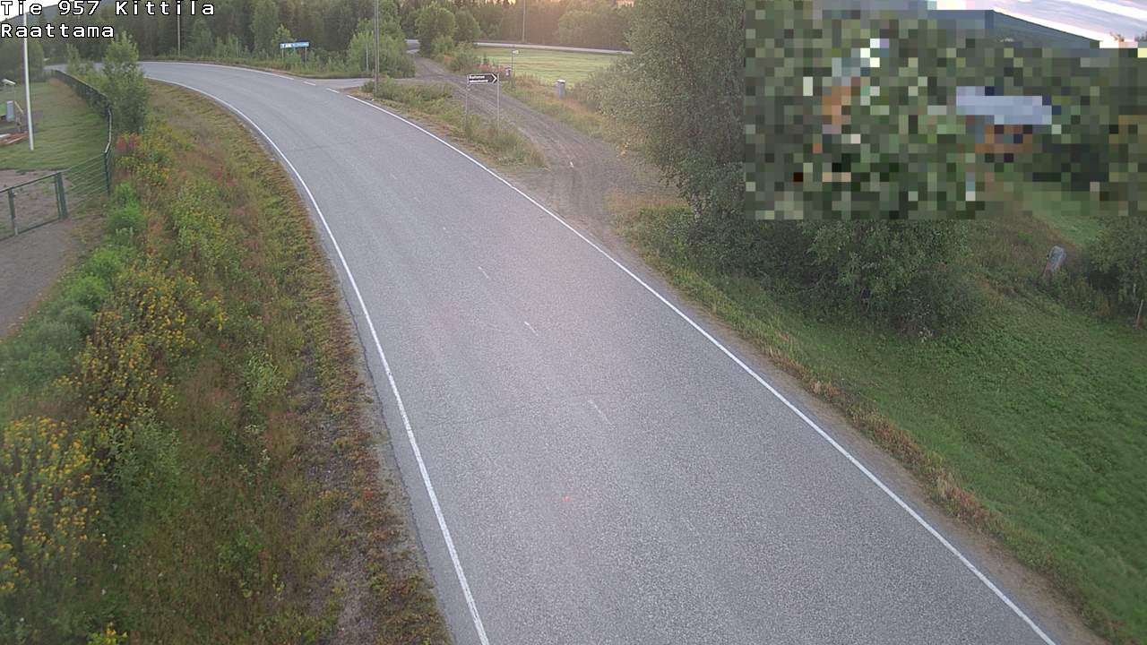 Weather Camera Image Väg 957 Kittilä, Raattama, Kittilä, Lappi