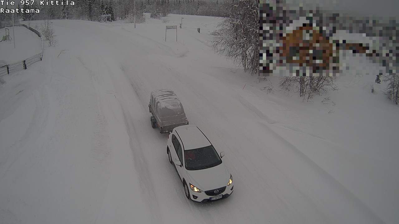 Weather Camera Image Road 957 Kittilä, Raattama, Kittilä, Lappi