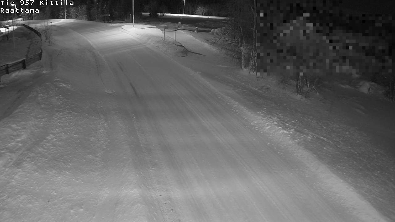 Weather Camera Image Väg 957 Kittilä, Raattama, Kittilä, Lappi
