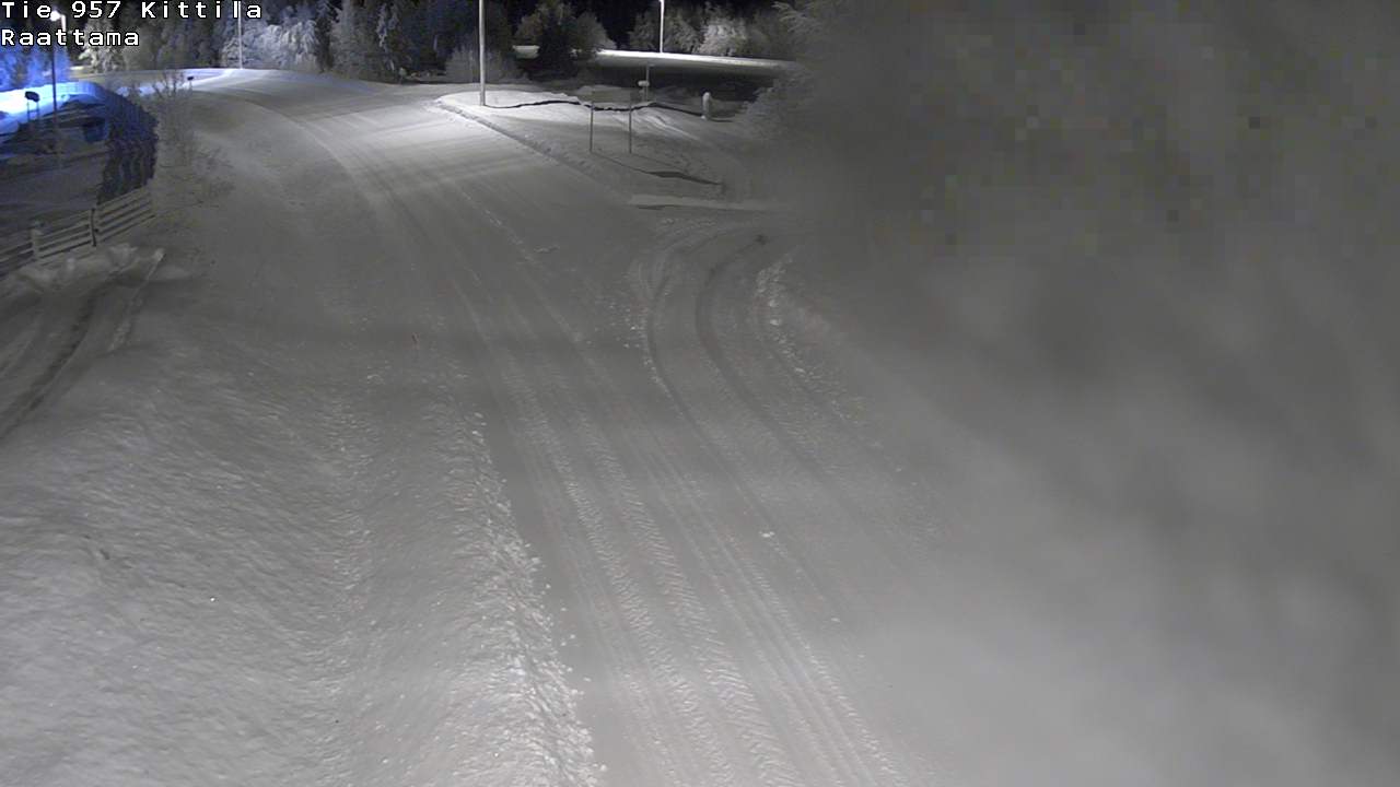 Weather Camera Image Road 957 Kittilä, Raattama, Kittilä, Lappi