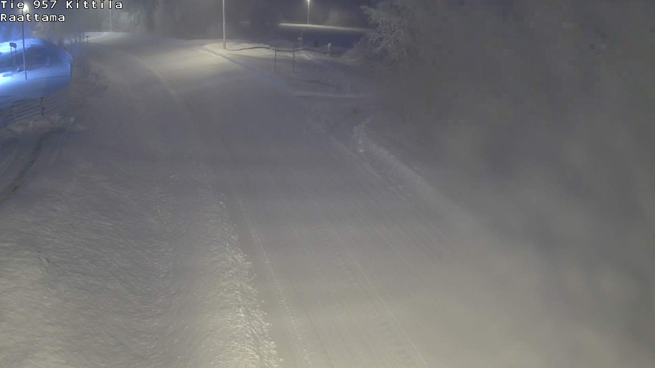 Weather Camera Image Road 957 Kittilä, Raattama, Kittilä, Lappi