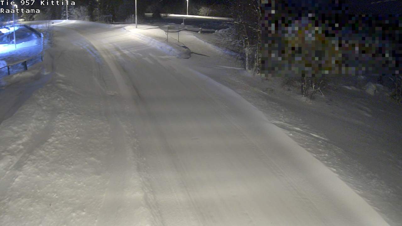 Weather Camera Image Road 957 Kittilä, Raattama, Kittilä, Lappi