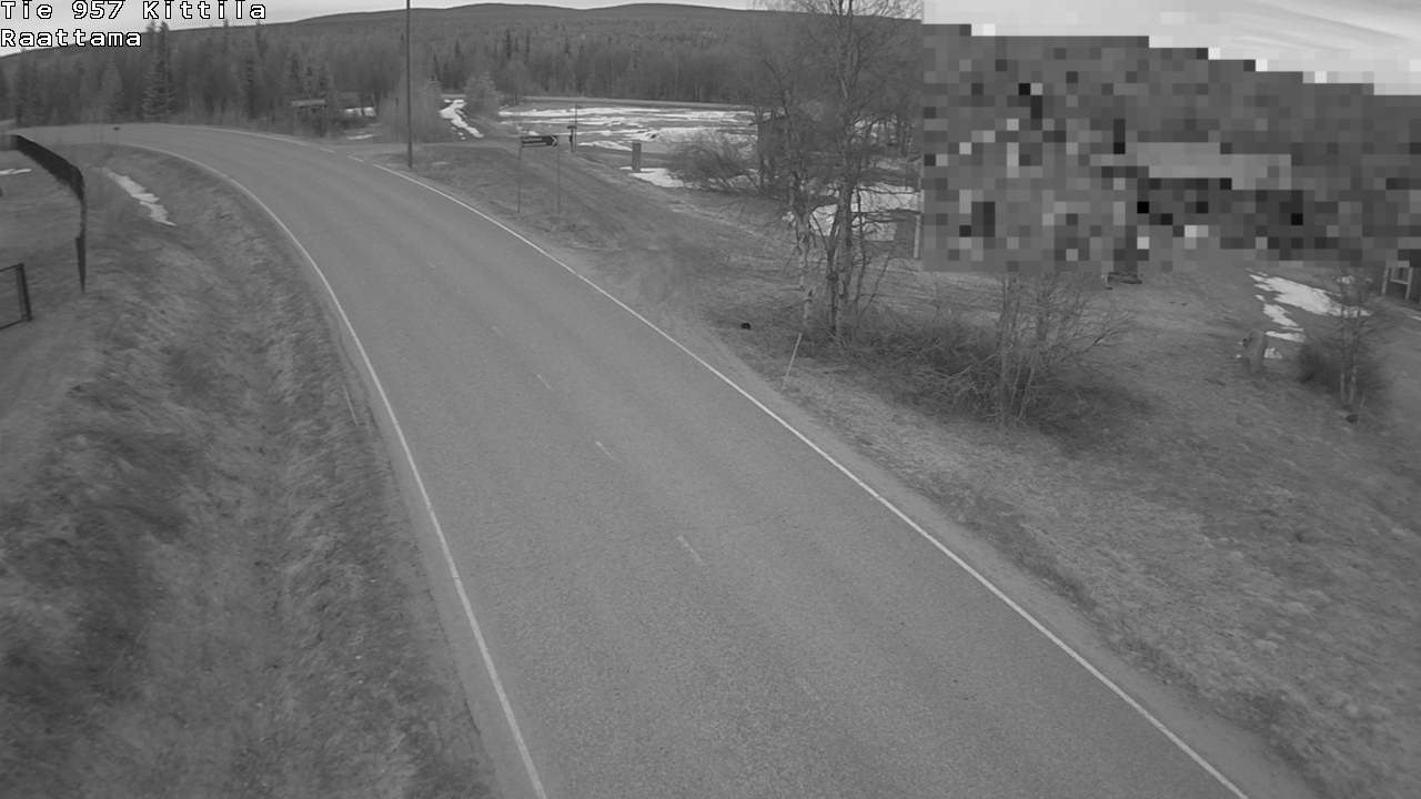 Weather Camera Image Road 957 Kittilä, Raattama, Kittilä, Lappi