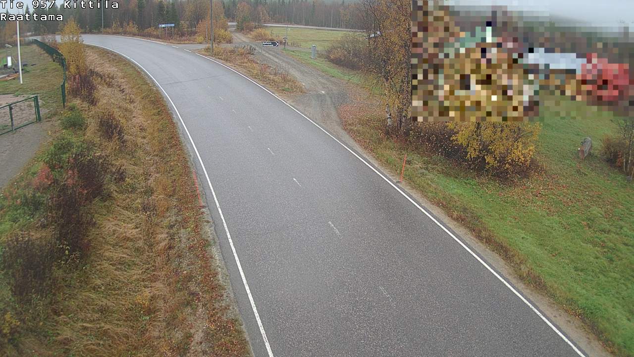Weather Camera Image Road 957 Kittilä, Raattama, Kittilä, Lappi