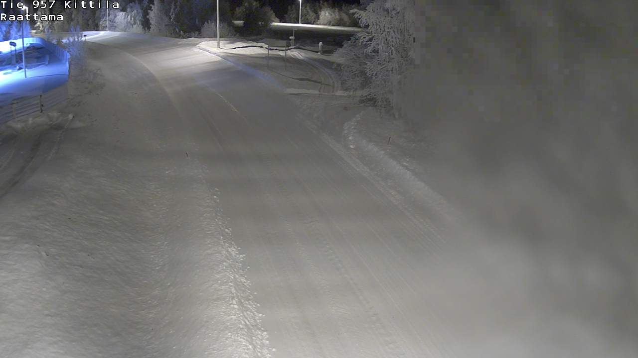 Weather Camera Image Väg 957 Kittilä, Raattama, Kittilä, Lappi