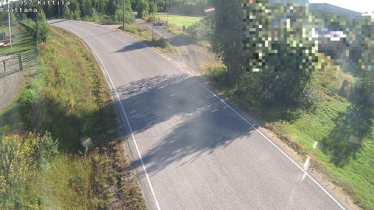 Weather Camera Image Road 957 Kittilä, Raattama, Kittilä, Lappi