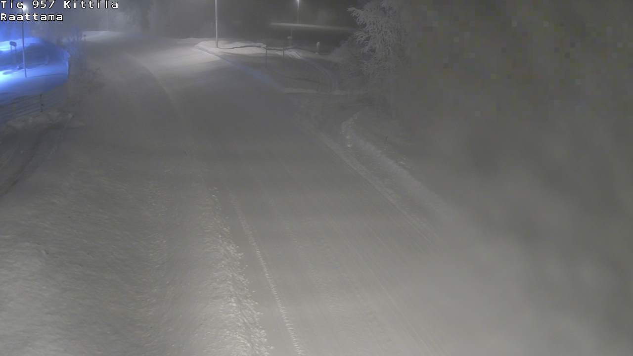 Weather Camera Image Väg 957 Kittilä, Raattama, Kittilä, Lappi