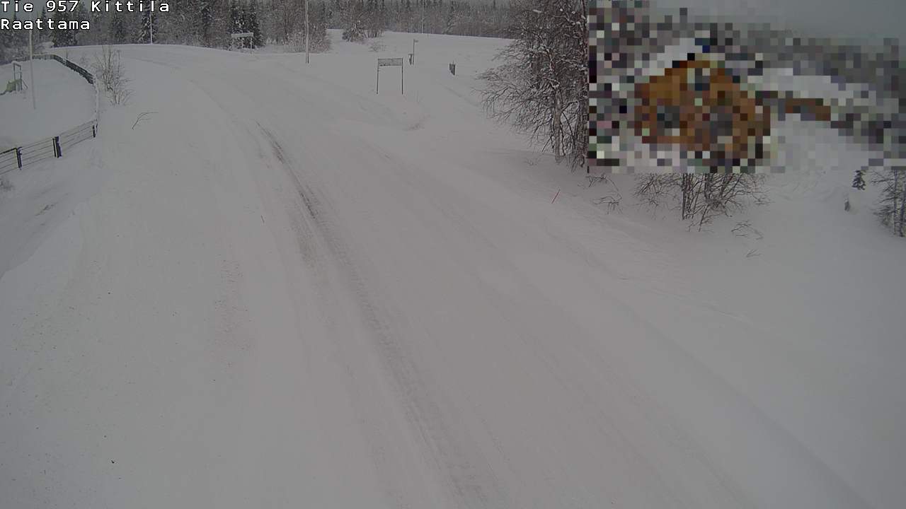Weather Camera Image Road 957 Kittilä, Raattama, Kittilä, Lappi