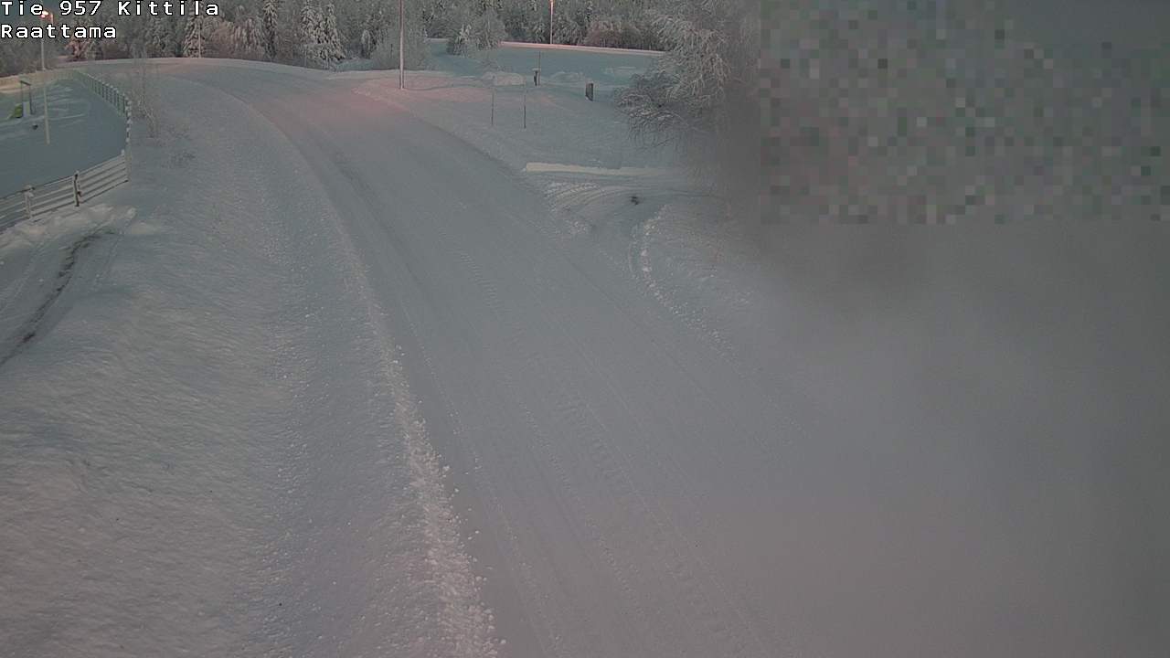 Weather Camera Image Road 957 Kittilä, Raattama, Kittilä, Lappi