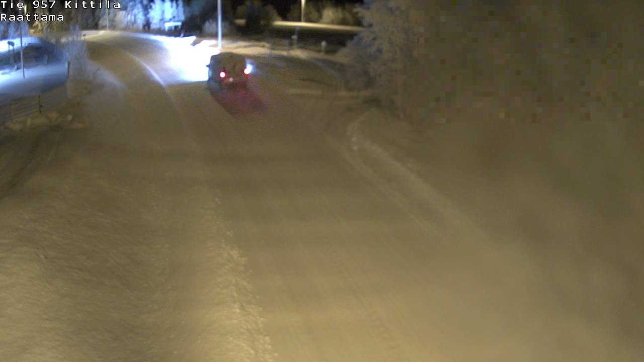 Weather Camera Image Väg 957 Kittilä, Raattama, Kittilä, Lappi