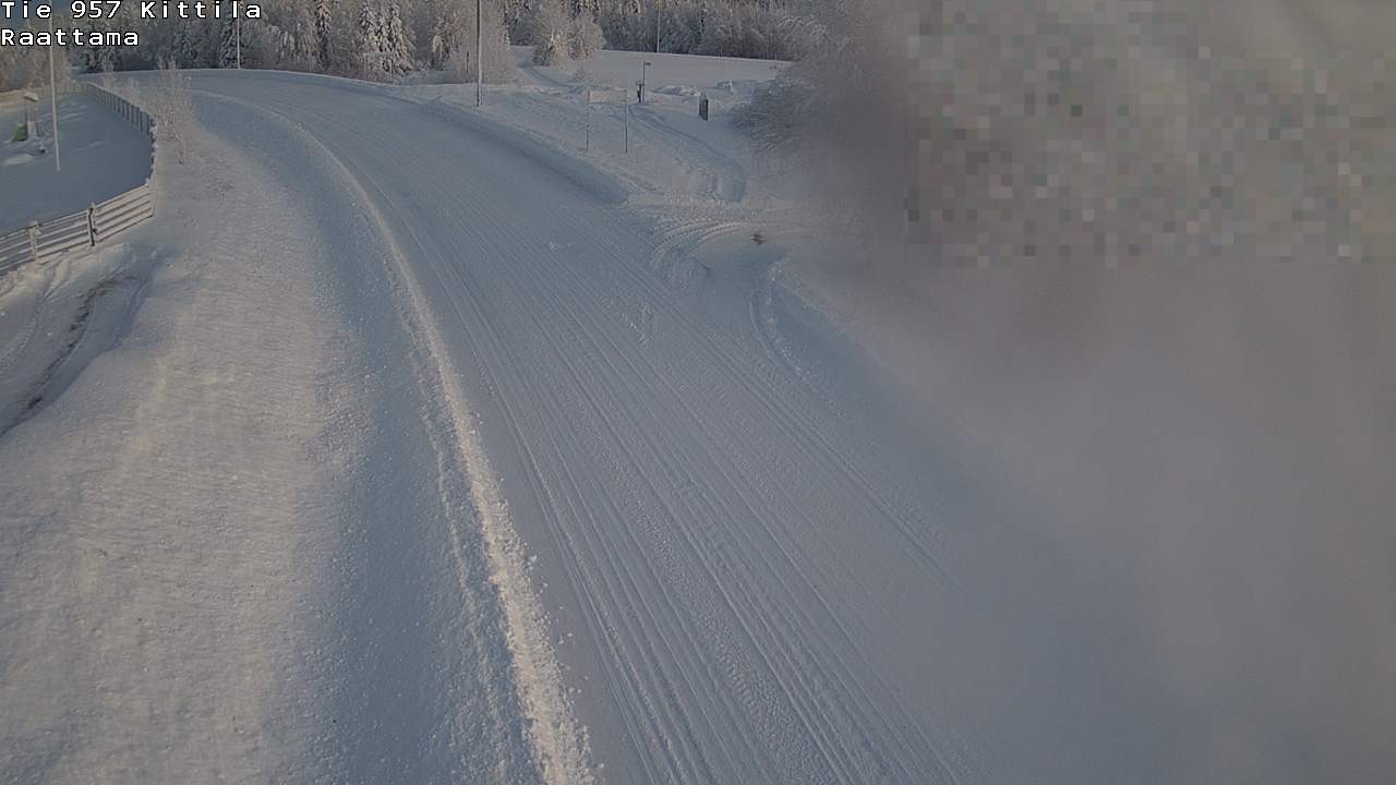 Weather Camera Image Road 957 Kittilä, Raattama, Kittilä, Lappi