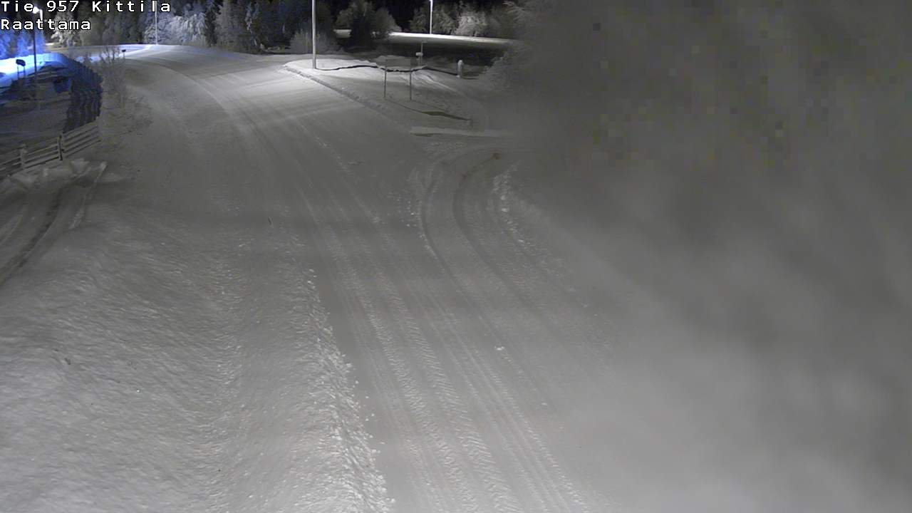 Weather Camera Image Road 957 Kittilä, Raattama, Kittilä, Lappi