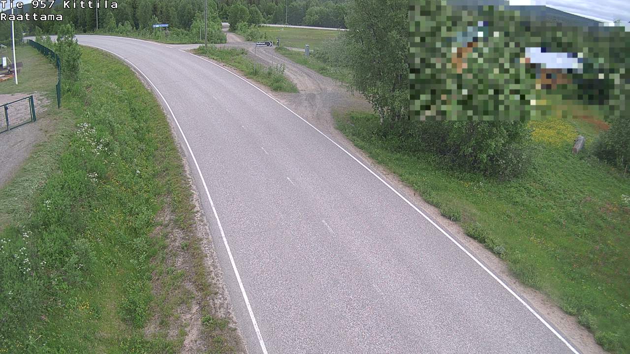 Weather Camera Image Road 957 Kittilä, Raattama, Kittilä, Lappi