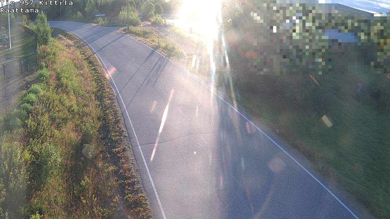 Weather Camera Image Väg 957 Kittilä, Raattama, Kittilä, Lappi