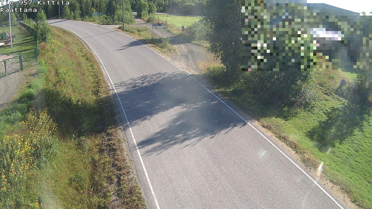 Weather Camera Image Road 957 Kittilä, Raattama, Kittilä, Lappi